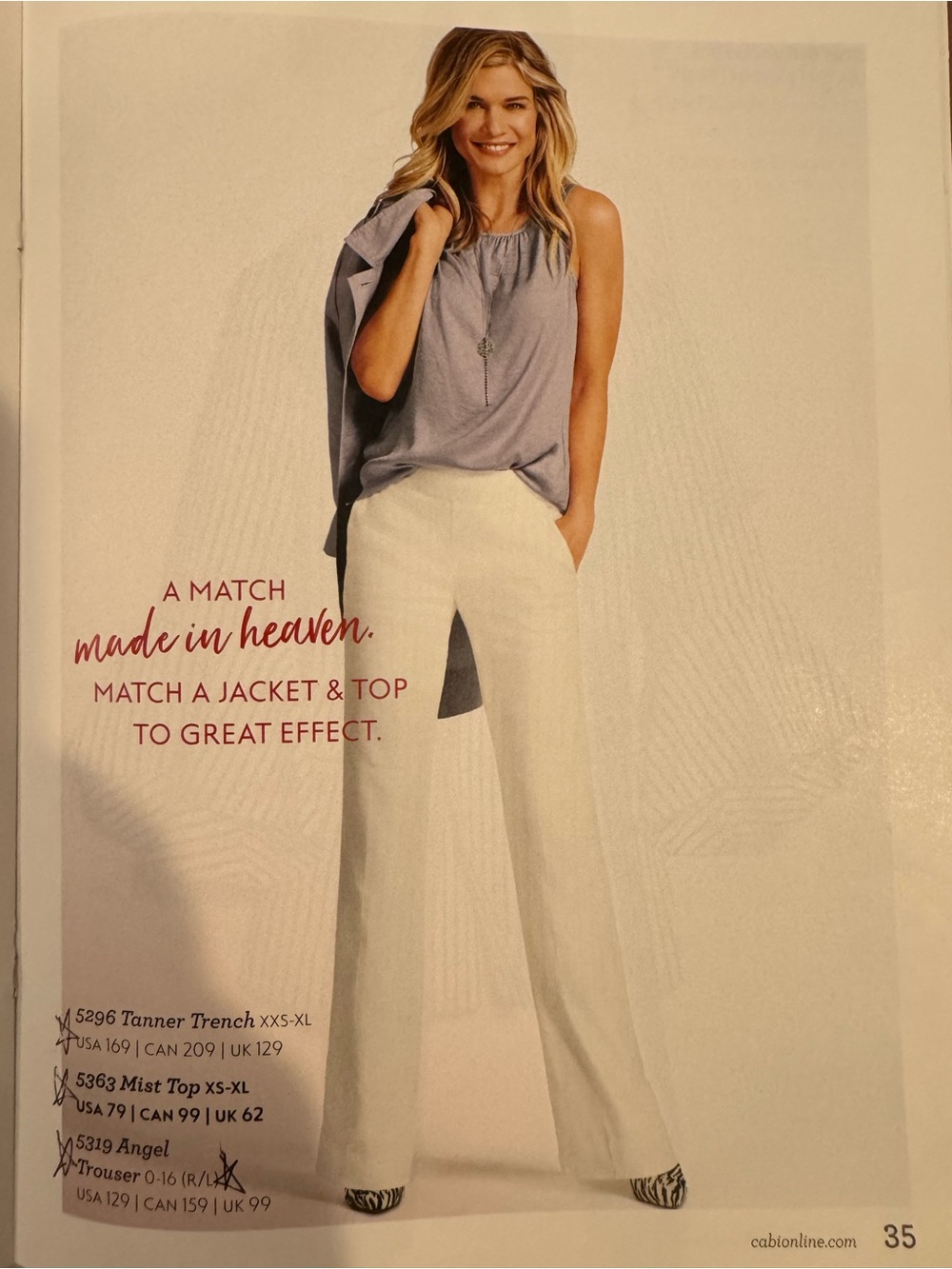 CABI Angel Trouser Pants 8L NWT